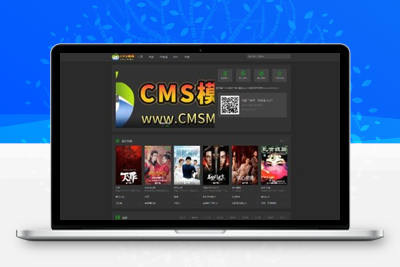 海洋CMS模板-黑色自适应模板-影视模板源码-CMS模板下载-CMS模板